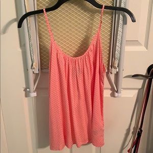 Spaghetti strap tank top.